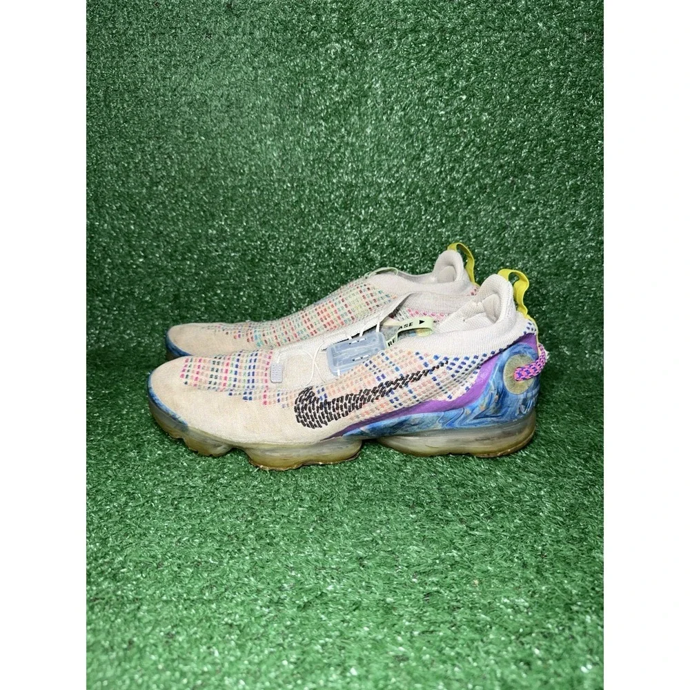 Nike Air VaporMax Mens Size‎ 12 Grey Multicolor Slip On Shoes Comfort Sneakers